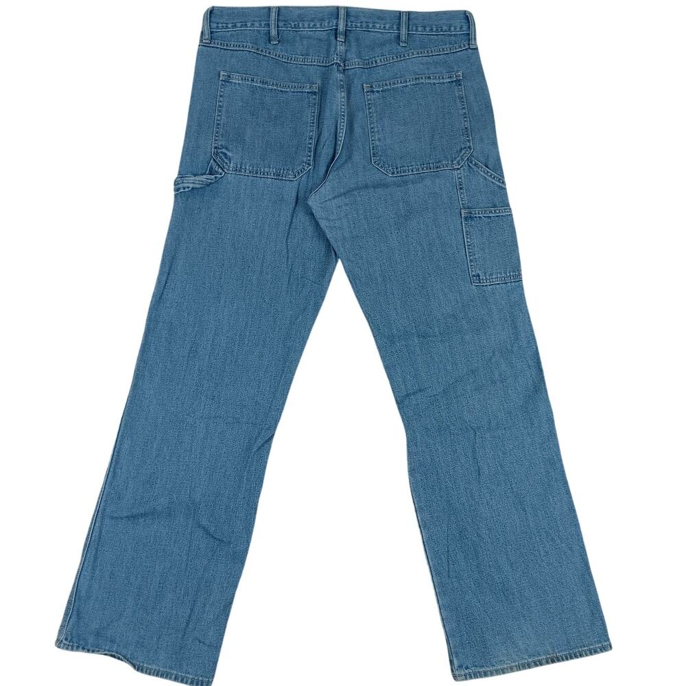 Vintage Old Navy Famous Painter Jeans Mens 36X33‎ Blue Loose Wide Skate Utility